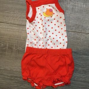 Matching Onsie and shorts